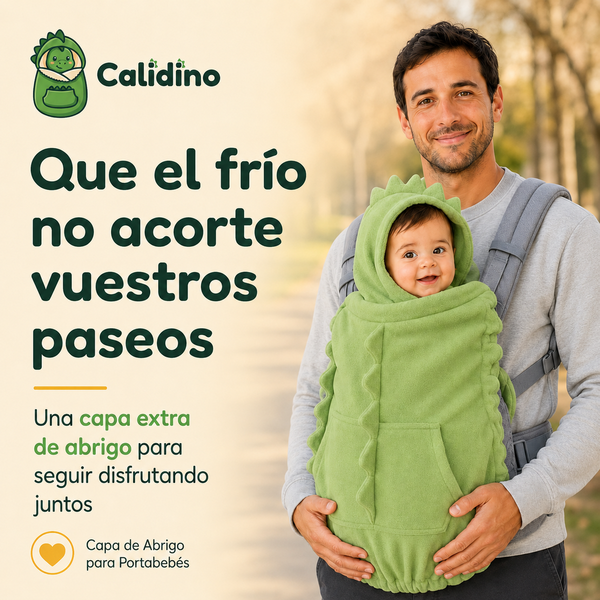 CapaDino de Abrigo para Portabebés